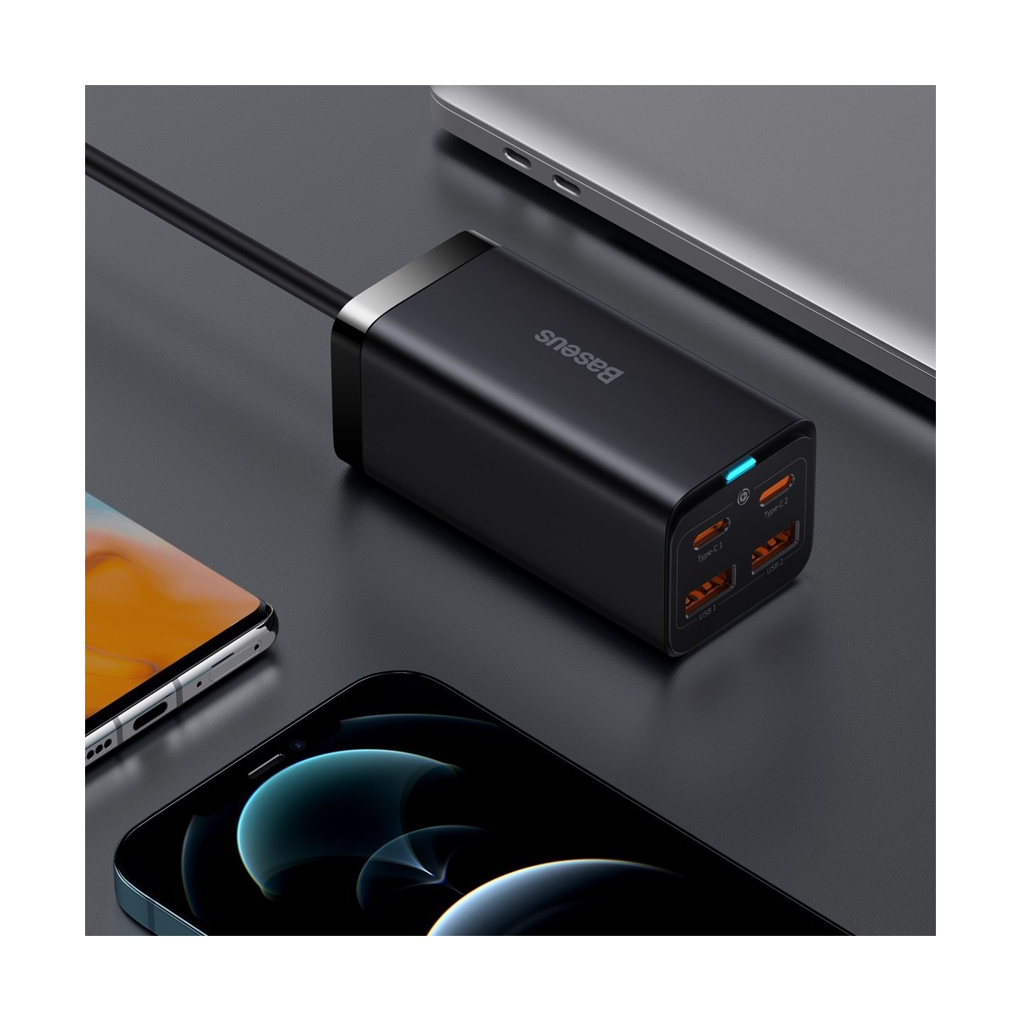 Baseus Charger Desktop - 100W 2C+2U EU Black — Buy in Cyprus with Fast Delivery