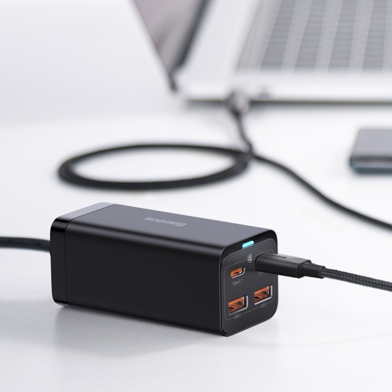 Buy Baseus Charger Desktop - 100W 2C+2U EU Black in Cyprus, Nicosia, Limassol, Larnaka, Pafos