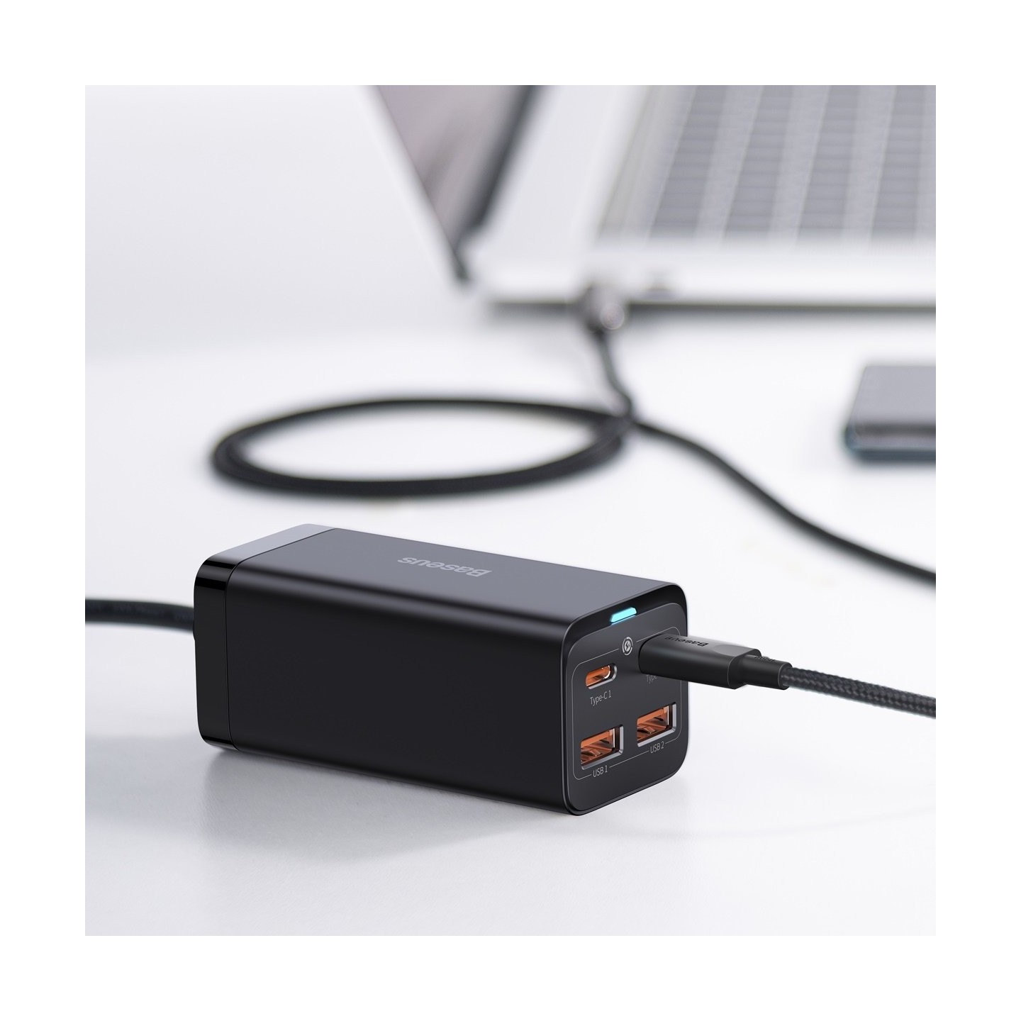 Baseus Charger Desktop - 100W 2C+2U EU Black — Buy in Cyprus with Fast Delivery