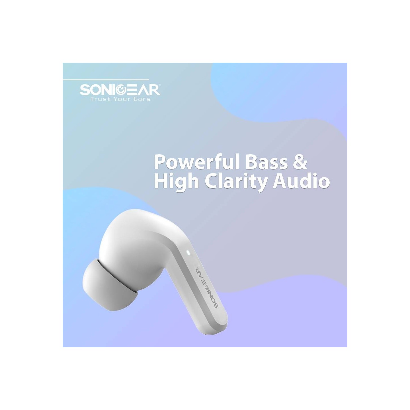 SonicGear EARPUMP - TWS 12 - ANC Sweatproof White Earphones — Buy in Cyprus with Fast Delivery