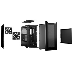 Buy be quiet! Pure Base 501 Airflow - Mid Tower ATX Case, Black, USB-C + 2x USB-... in Cyprus, Nicosia, Limassol, Larnaka, Pafos