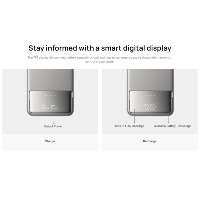 Buy EcoFlow Charge RAPID Magnetic Power Bank - 10000mAh (Black) in Cyprus, Nicosia, Limassol, Larnaka, Pafos