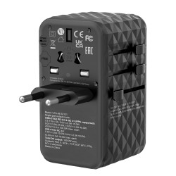 Buy Verbatim Charger Travel Adapter World to World GAN III 100W 2xC 2xA UTA-06 in Cyprus, Nicosia, Limassol, Larnaka, Pafos