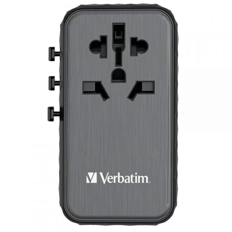 Buy Verbatim Charger Travel Adapter World to World GAN III 100W 2xC 2xA UTA-06 in Cyprus, Nicosia, Limassol, Larnaka, Pafos