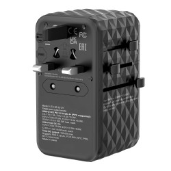 Buy Verbatim Charger Travel Adapter World to World GAN III 100W 2xC 2xA UTA-06 in Cyprus, Nicosia, Limassol, Larnaka, Pafos