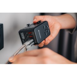 Buy Verbatim Charger Travel Adapter World to World GAN III 100W 2xC 2xA UTA-06 in Cyprus, Nicosia, Limassol, Larnaka, Pafos