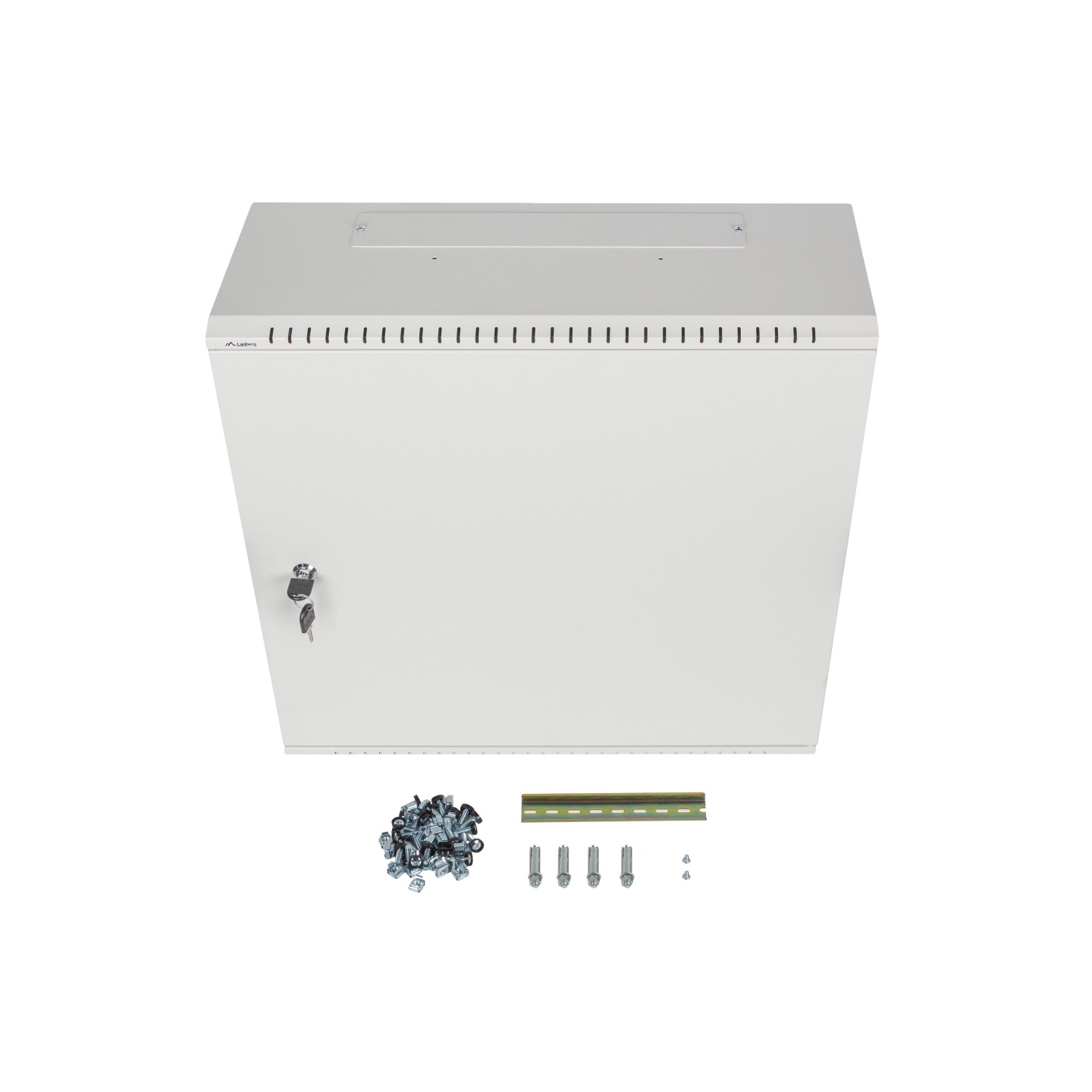 Lanberg Wall Rack 19'' Low Profile 6U+3U Assembled White - Z34160 - 19'' Low Profile 6U+3U Assembled White