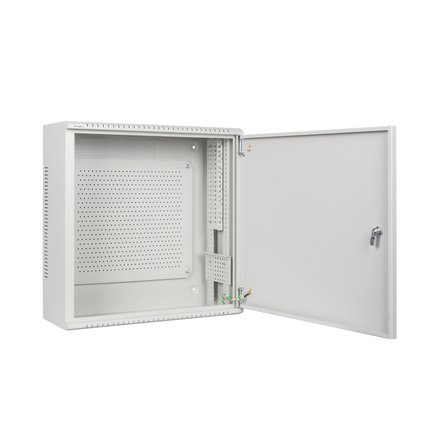 Lanberg Wall Rack 19'' Low Profile 6U+3U Assembled White - Z34160 - 19'' Low Profile 6U+3U Assembled White