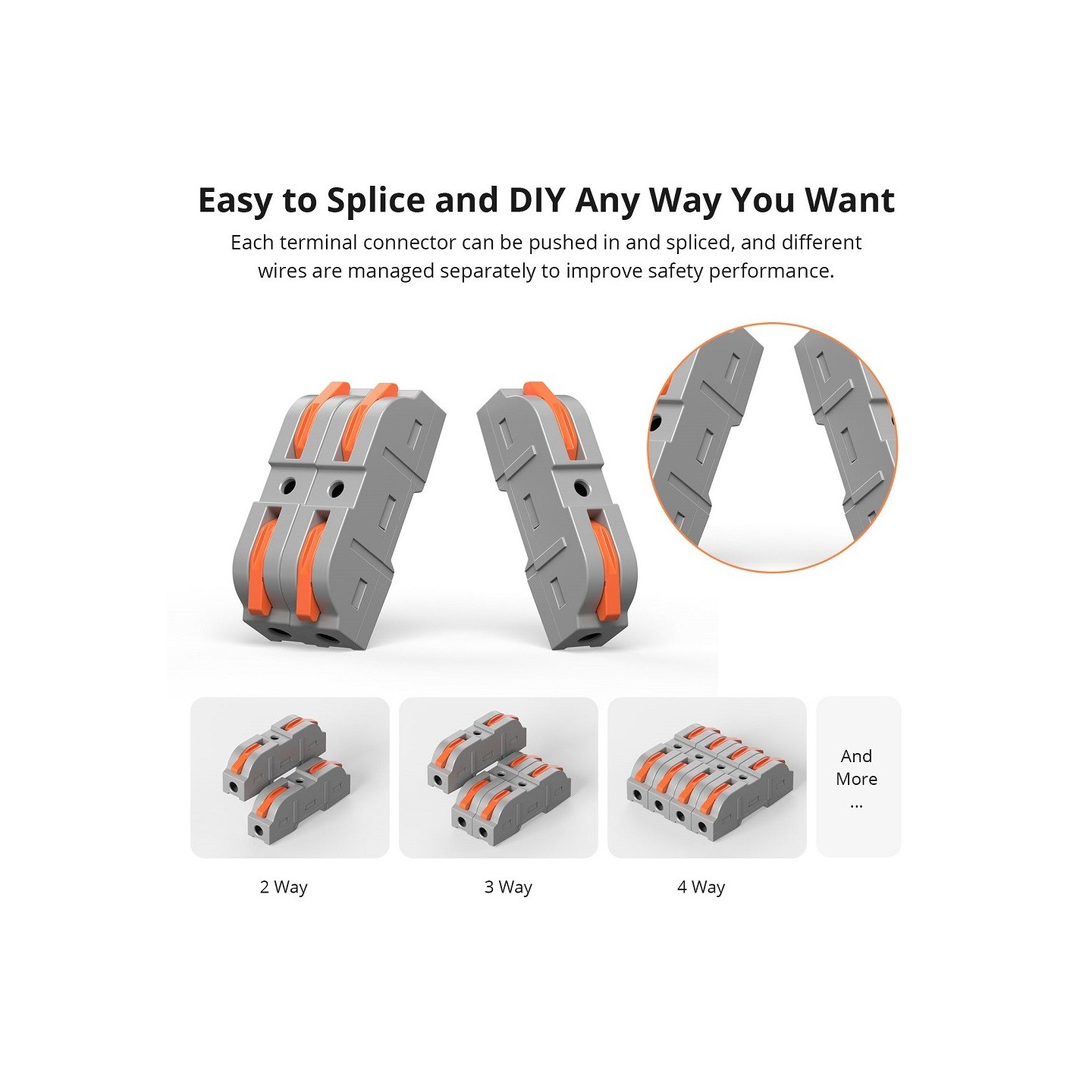 Sonoff Wire Splicing Connectors - D1-1 - 34 pcs — Buy in Cyprus with Fast Delivery