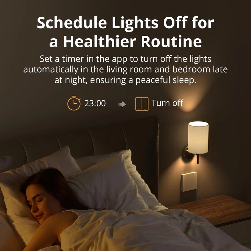 Buy Sonoff Zigbee WiFi Smart Wall Mechanical Switch - M5 - (No neutral) 3-Button... in Cyprus, Nicosia, Limassol, Larnaka, Pafos