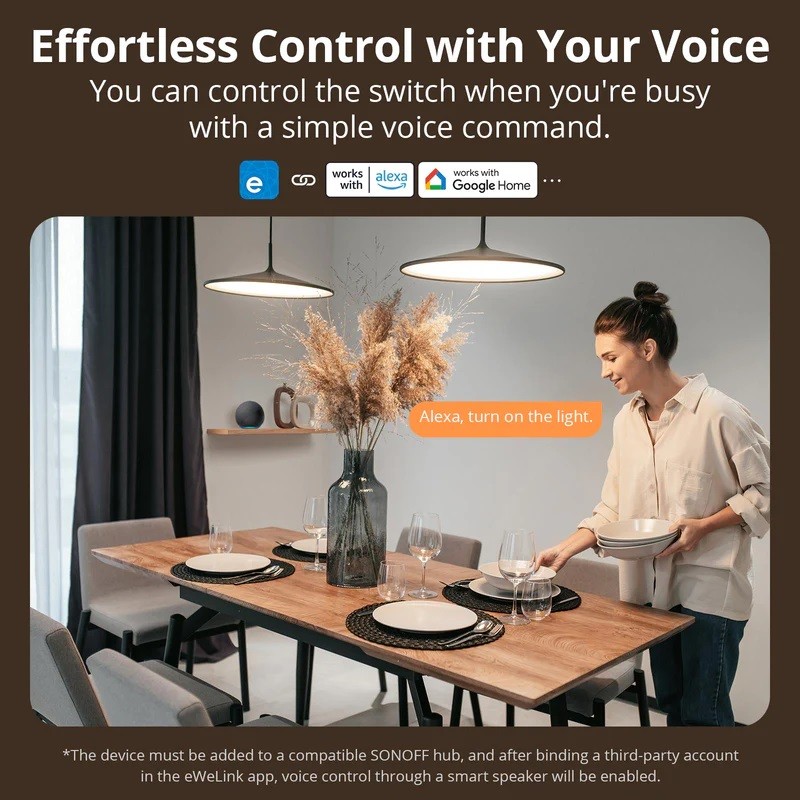 Buy Sonoff Zigbee WiFi Smart Wall Mechanical Switch - M5 - (No neutral) 3-Button... in Cyprus, Nicosia, Limassol, Larnaka, Pafos