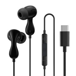 Buy Baseus Headphones - CZ20 - In Ear Wired Type C HiRes Black in Cyprus, Nicosia, Limassol, Larnaka, Pafos