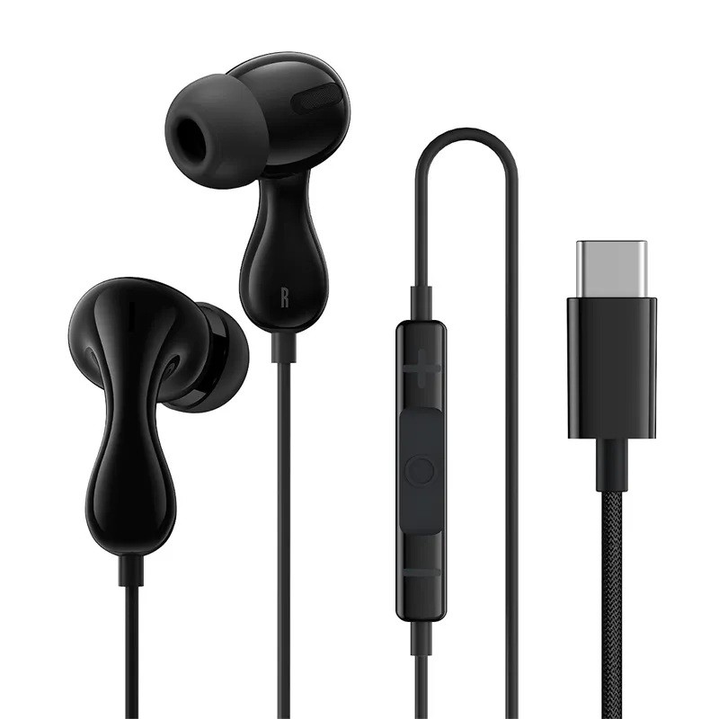 Buy Baseus Headphones - CZ20 - In Ear Wired Type C HiRes Black in Cyprus, Nicosia, Limassol, Larnaka, Pafos