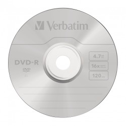 Buy Verbatim DVD-R - 43523 - 4.7GB 16X 10-Pack Spindle Matt Silver in Cyprus, Nicosia, Limassol, Larnaka, Pafos