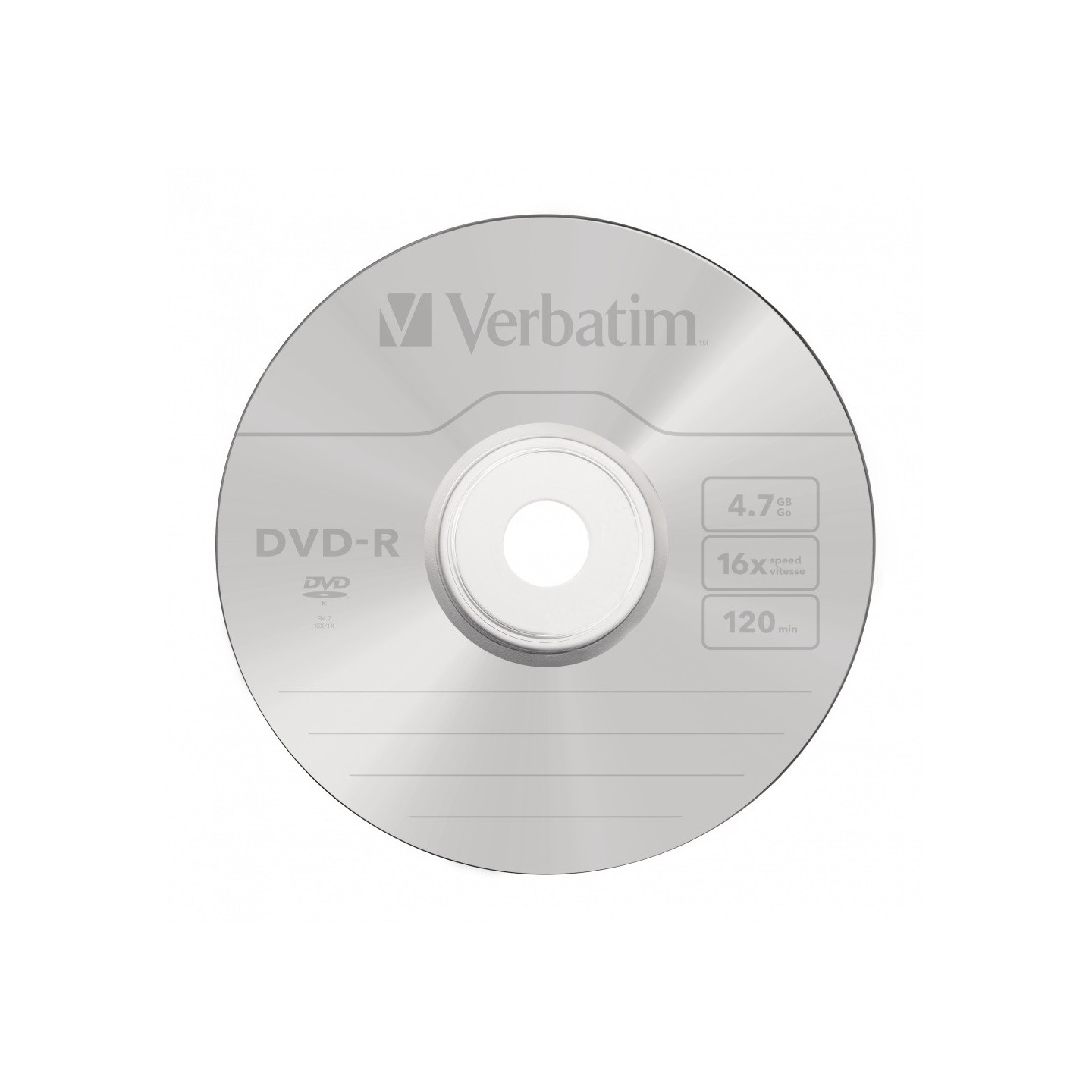 Verbatim DVD-R - 43523 - 4.7GB 16X 10-Pack Spindle Matt Silver — Buy in Cyprus with Fast Delivery
