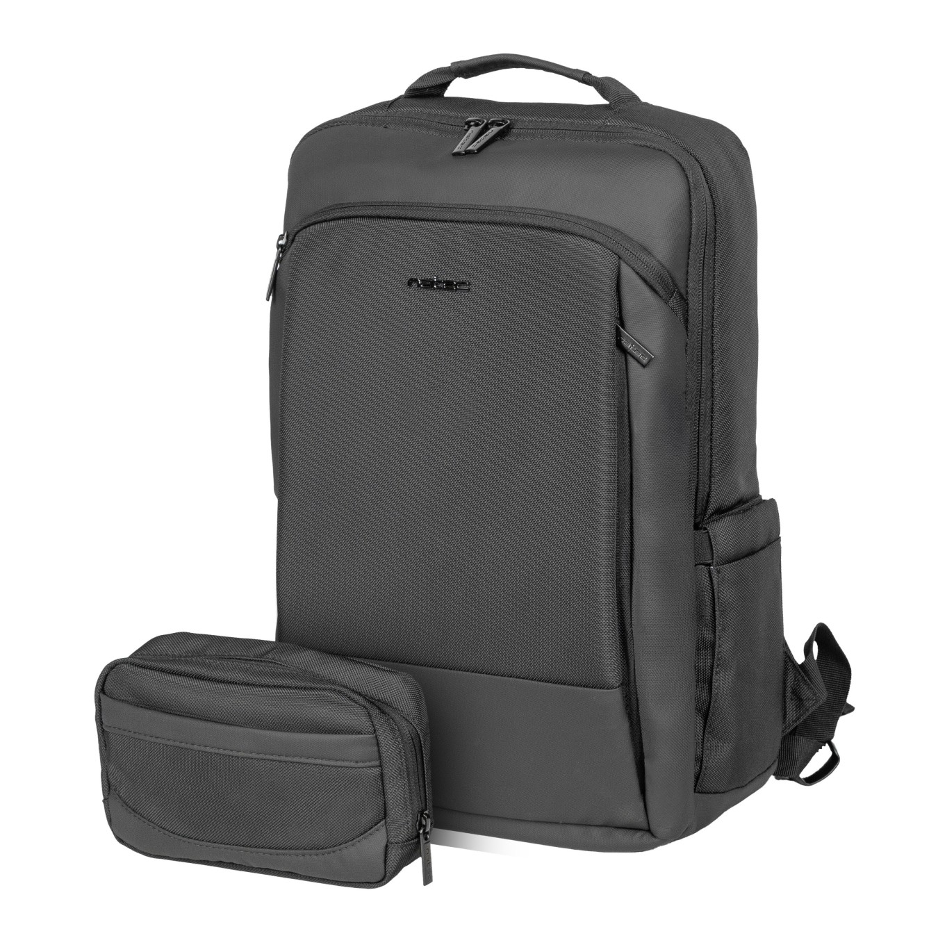 Natec Kudu Plus Laptop Backpack 15.6" 19L Black + Organiser – 19L Capacity | Armenius Store