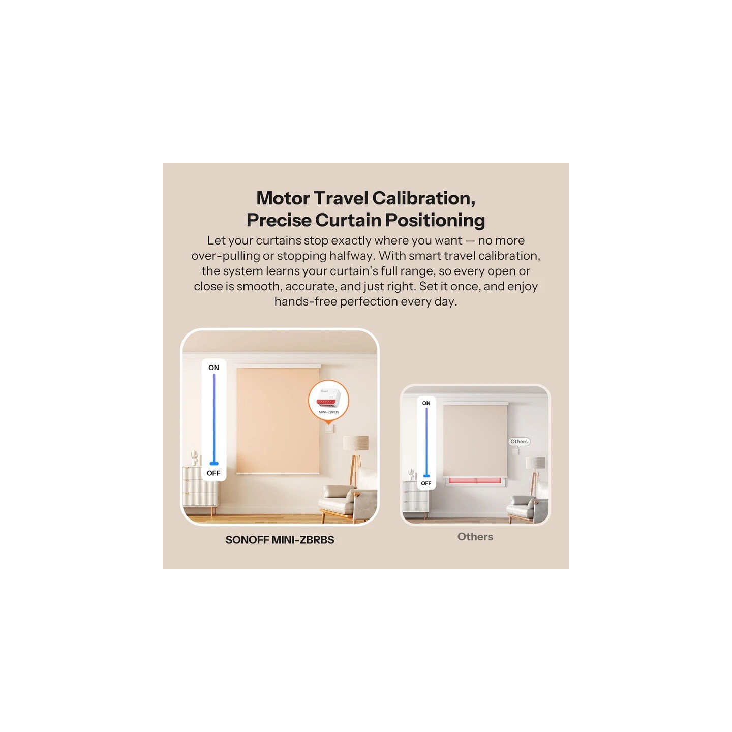 Sonoff Zigbee MINI-RBS - For Roller Shutter — Buy in Cyprus with Fast Delivery