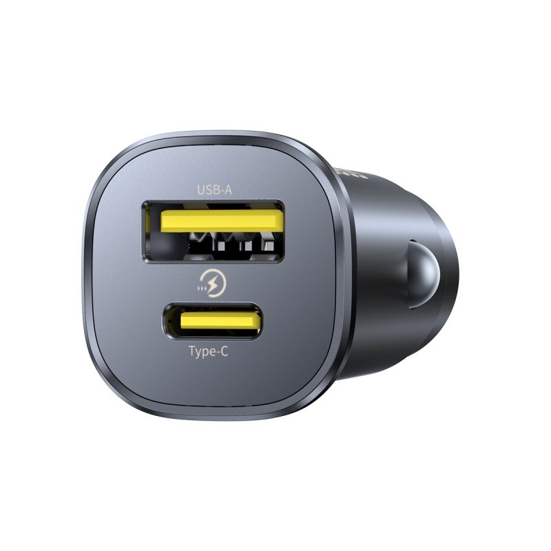 Buy Baseus GoTrip Car Charger - DP1 - 30W U+C Cosmic Black in Cyprus, Nicosia, Limassol, Larnaka, Pafos