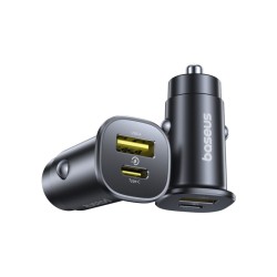 Buy Baseus GoTrip Car Charger - DP1 - 30W U+C Cosmic Black in Cyprus, Nicosia, Limassol, Larnaka, Pafos