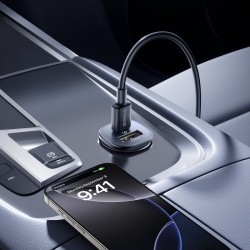 Buy Baseus GoTrip Car Charger - DP1 - 30W U+C Cosmic Black in Cyprus, Nicosia, Limassol, Larnaka, Pafos