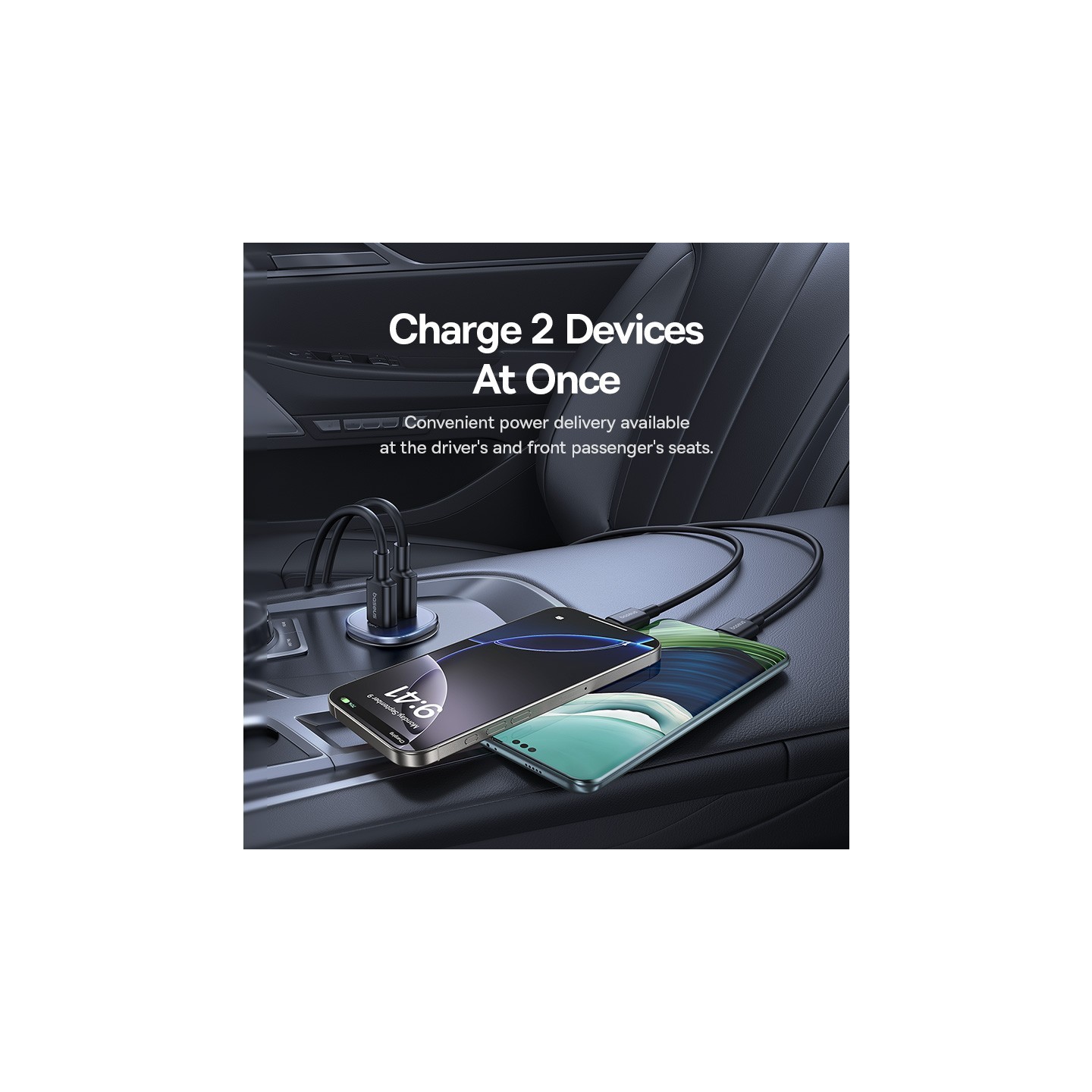 Baseus GoTrip Car Charger - DP1 - 30W U+C Cosmic Black — Buy in Cyprus with Fast Delivery