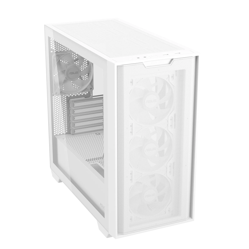 Buy ASUS Gaming Case Micro ATX TG with 4xARGB Fans White - A21 PLUS - Micro ATX,... in Cyprus, Nicosia, Limassol, Larnaka, Pafos