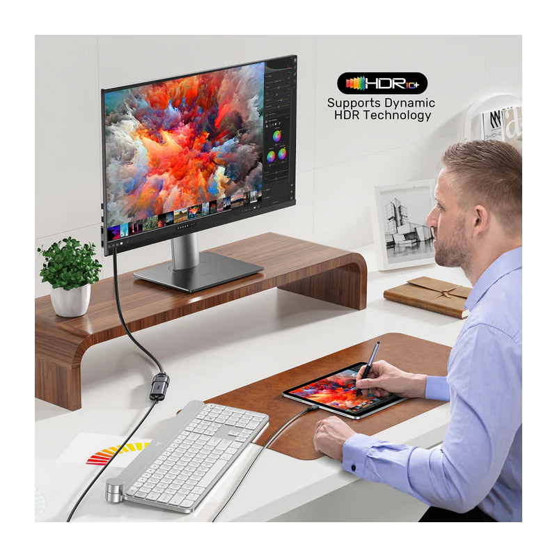 Buy Unitek HDMI Extension - C11091A - 2.1, Male to Female, 1.5m, 8K60Hz in Cyprus, Nicosia, Limassol, Larnaka, Pafos