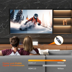 Buy Unitek HDMI Extension - C11091A - 2.1, Male to Female, 1.5m, 8K60Hz in Cyprus, Nicosia, Limassol, Larnaka, Pafos