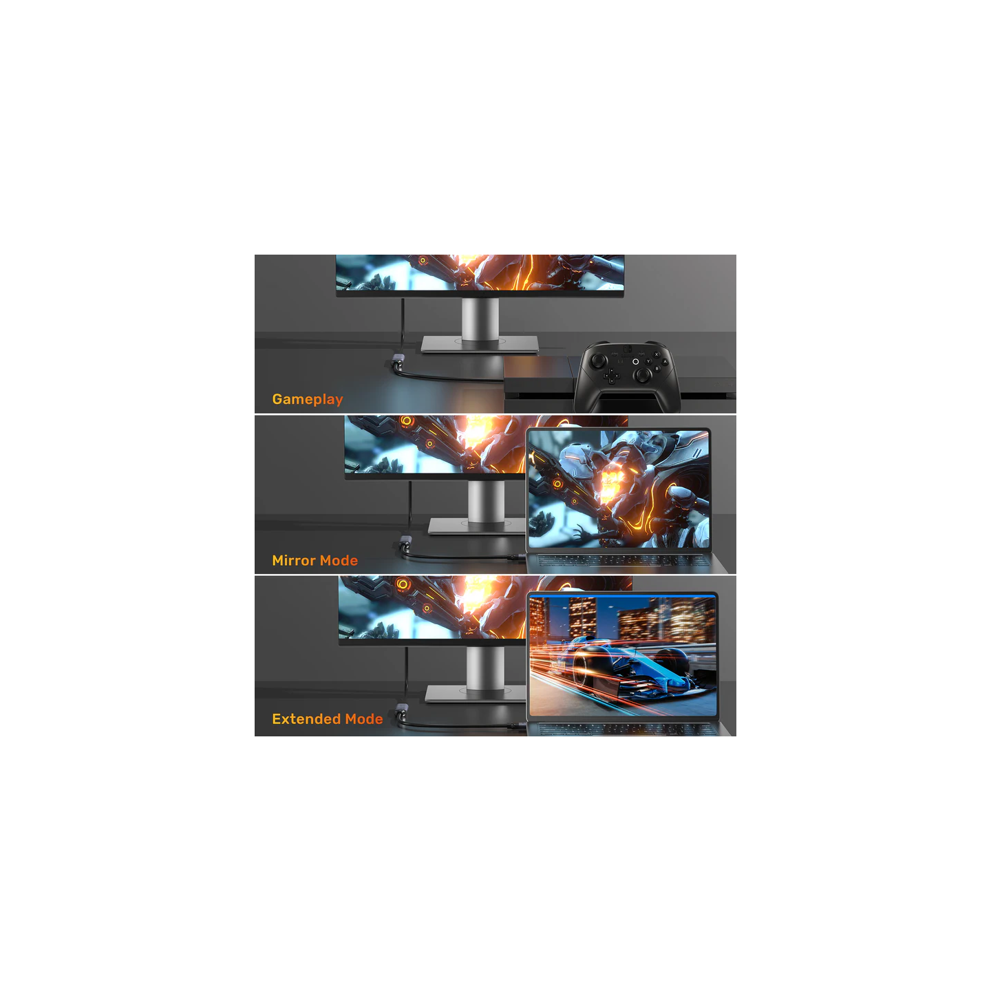 Unitek HDMI Extension - C11091A - 2.1, Male to Female, 1.5m, 8K60Hz — Buy in Cyprus with Fast Delivery