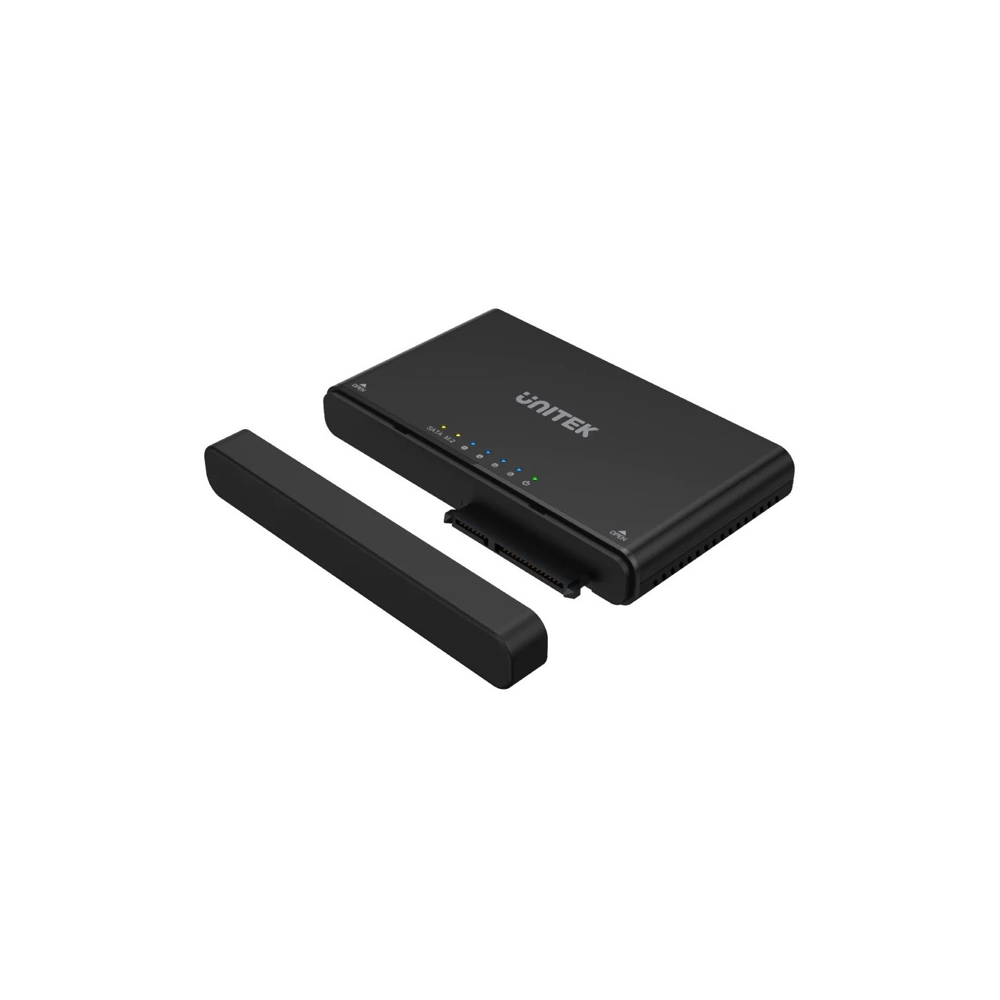 Unitek SolidForce+ USB3.2 M2 NVMe Enclosure w SATA III Adapter - S1222A - USB3.2 M2 NVMe Enclosure w SATA III Adapter