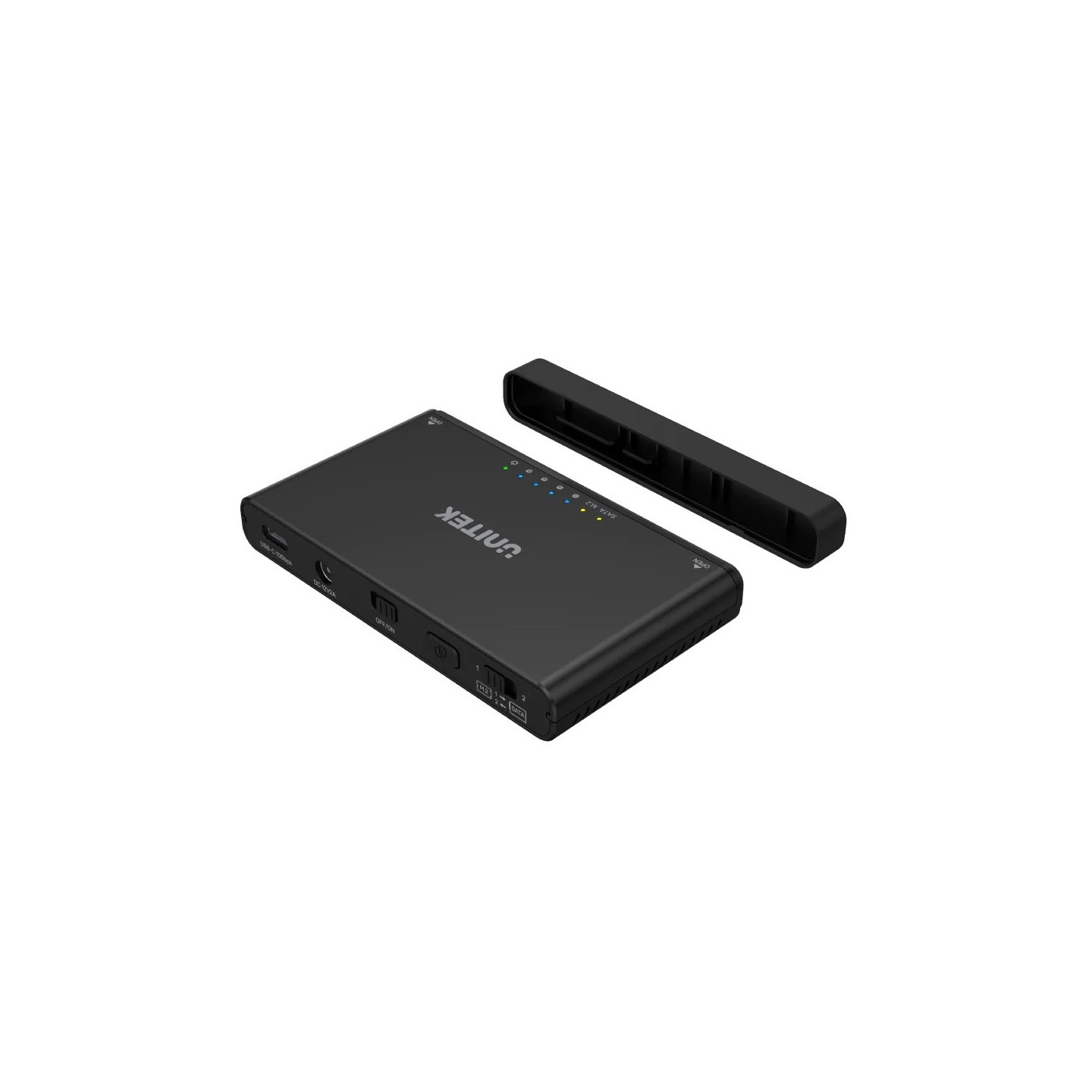 Unitek SolidForce+ USB3.2 M2 NVMe Enclosure w SATA III Adapter - S1222A - USB3.2 M2 NVMe Enclosure w SATA III Adapter