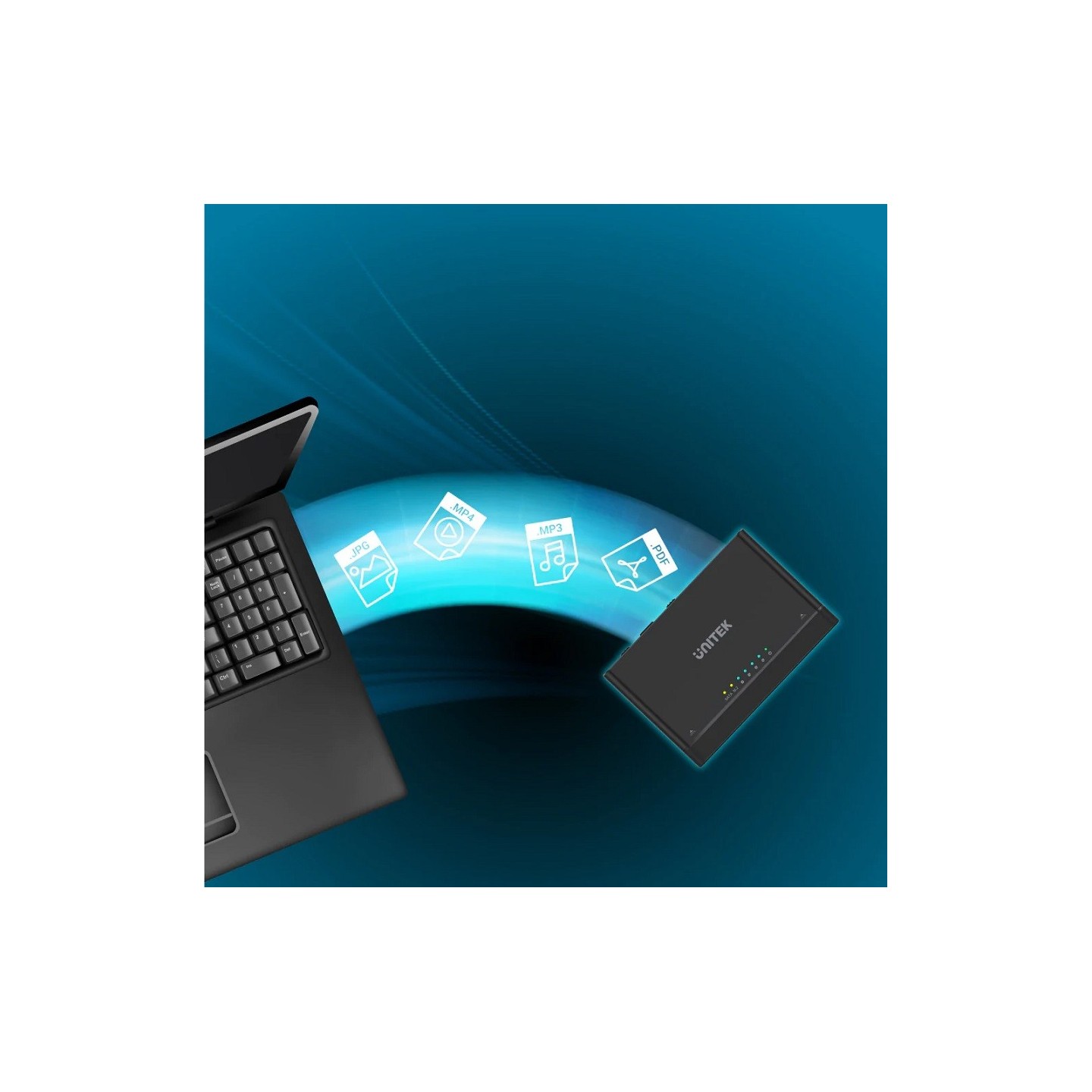 Unitek SolidForce+ USB3.2 M2 NVMe Enclosure w SATA III Adapter - S1222A - USB3.2 M2 NVMe Enclosure w SATA III Adapter