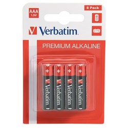 Buy Verbatim Alkaline AAA Batteries - 8pcs in Cyprus, Nicosia, Limassol, Larnaka, Pafos