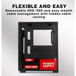 Armaggeddon Aquaron Duplex ONE MATX Black 3xARGB (Boxed) — Buy in Cyprus with Fast Delivery