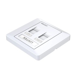 Buy Unitek Network Wall Plate - T013A - Dual Port in Cyprus, Nicosia, Limassol, Larnaka, Pafos