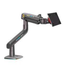 NBMounts F5 Gaming Single Arm RGB Monitor Desk Mount up to 20kg (Boxed) — Buy in Cyprus with Fast Delivery