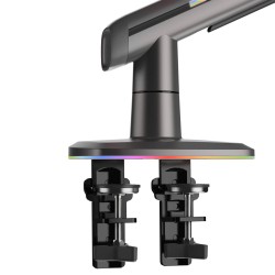NBMounts F5 Gaming Single Arm RGB Monitor Desk Mount up to 20kg (Boxed) — Buy in Cyprus with Fast Delivery