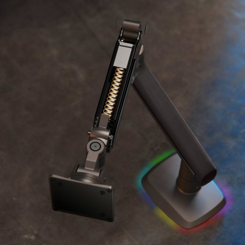 Buy NBMounts Monitor Desk Mount - F5 - Gaming Series Single Arm RGB Monitor Desk... in Cyprus, Nicosia, Limassol, Larnaka, Pafos