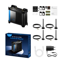 Cudy Router - IR04_EU - 4G LTE CAT4 N300 Industrial Wi-Fi Dual-Sim — Buy in Cyprus with Fast Delivery