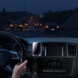 Buy Baseus HALO Wireless AirVent Holder - 15W Car Charger in Cyprus, Nicosia, Limassol, Larnaka, Pafos