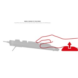 Buy Genius Keyboard Palm Rest - G-WP100 - Universal Ergonomic AntiSlip Keyboard ... in Cyprus, Nicosia, Limassol, Larnaka, Pafos