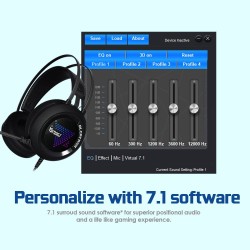 Buy Alcatroz X-Craft - HP-3 PRO - USB Audio 7.1 Gaming Headset in Cyprus, Nicosia, Limassol, Larnaka, Pafos