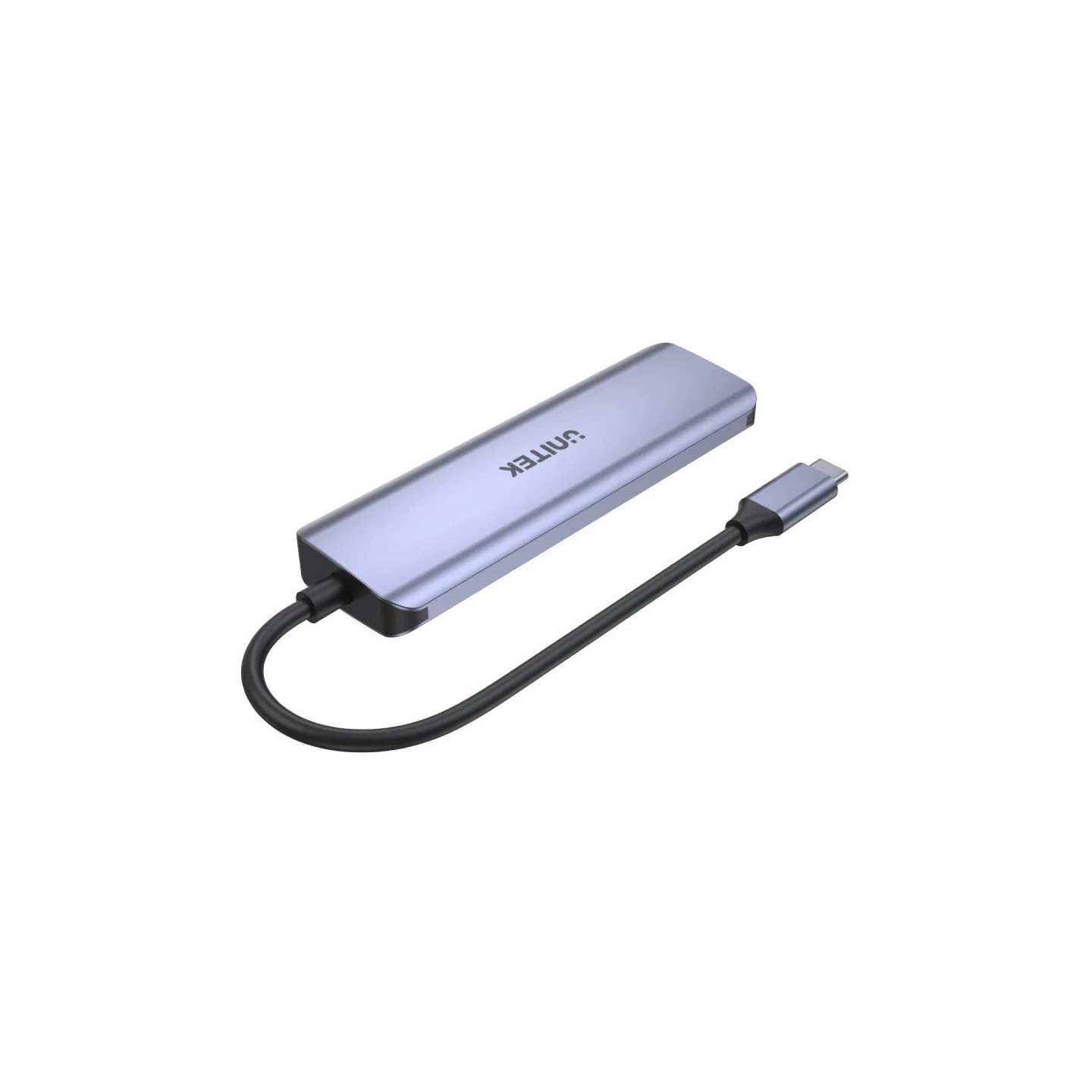 Unitek H1107K uHUB Q4 Next 4-Port USB-C Hub - USB 3.2 5Gbps Space Grey — Armenius Store Cyprus