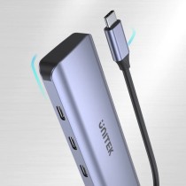 Unitek H1107K uHUB Q4 Next – 4-Port USB-C Hub USB 3.2 5Gbps | Armenius Store