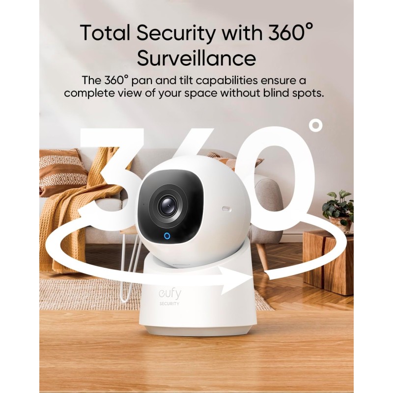 Buy Anker Eufy Security Indoor 2K PT Camera - C220 - Indoor 2K PT Camera in Cyprus, Nicosia, Limassol, Larnaka, Pafos