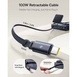 Buy Baseus NOMOS - 5in1 Desktop 140W Wired & Wireless Charger Qi2 3xUSBC+1A with... in Cyprus, Nicosia, Limassol, Larnaka, Pafos