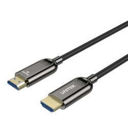 Buy Unitek Fiber Optic HDMI 2.1 Cable 8K60Hz 10.0m - C11085GY-10M - Fiber Optic ... in Cyprus, Nicosia, Limassol, Larnaka, Pafos