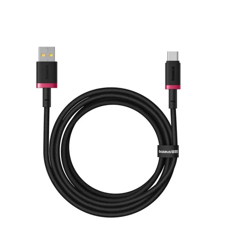 Buy Baseus Cable USB-C to USB-A Dura Series Braided 1.0m Black+Red - USB-C to US... in Cyprus, Nicosia, Limassol, Larnaka, Pafos