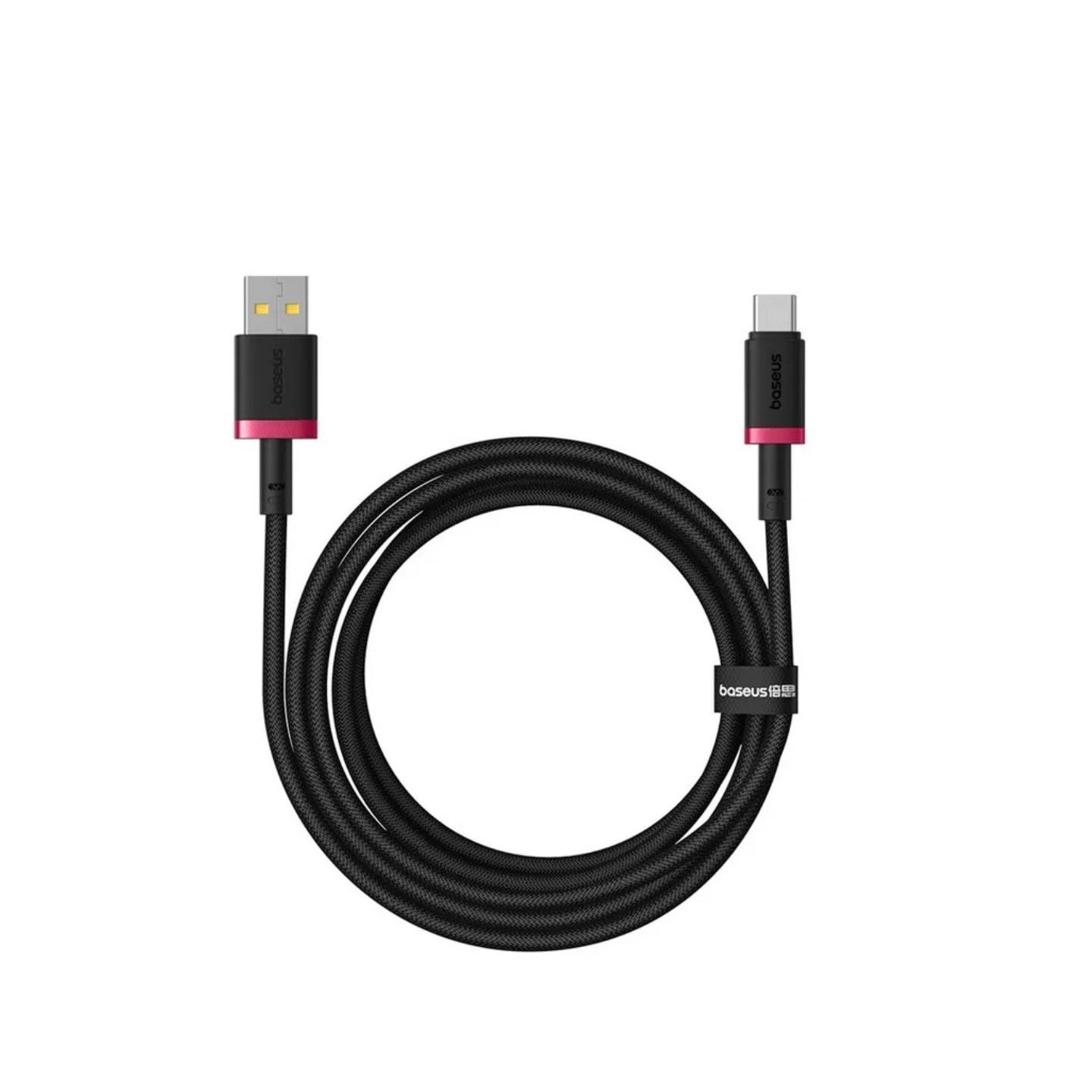 Baseus Dura Series USB-A to USB-C Braided Cable 1.0m Black+Red (Boxed) — Buy in Cyprus with Fast Delivery