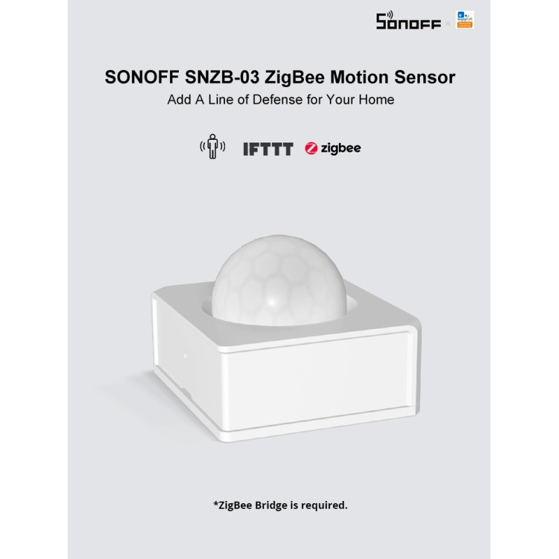 Buy Sonoff ZigBee Motion Sensor - SNZB-03 - ZigBee Motion Sensor in Cyprus, Nicosia, Limassol, Larnaka, Pafos